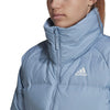 Adidas Women's Helionic Relaxed Fit Puffer Down Jacket, Ambient Sky