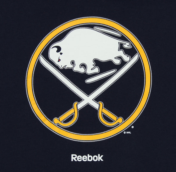 Reebok NHL Men's Buffalo Sabres Jersey Crest Pullover Hoodie
