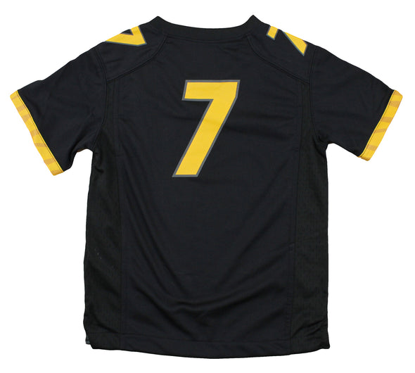 Nike NCAA Kids Boys Missouri Tigers #7 Football Jersey, Black