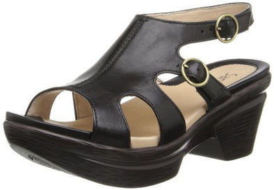 Sanita Women's Sweetwater Mule Fashion Buckle Platform Sandals Shoes - 2 Colors