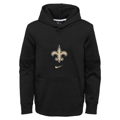 Nike NFL Football Youth New Orleans Saints Circuit Logo Essential Performance Pullover Hoodie