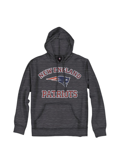 New England Patriots NFL Men's Team Pride Pullover French Terry Hoodie, Gray