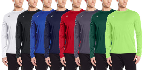 ASICS Men's Circuit 8 Warm-Up Long Sleeve Top, Color Options
