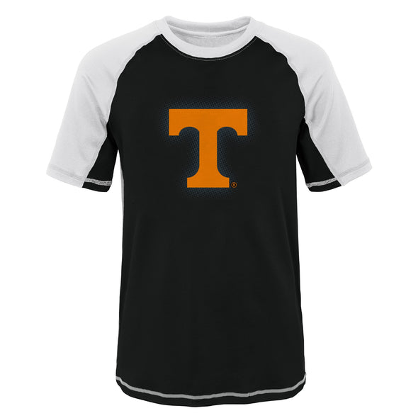 Outerstuff NCAA Youth Tennessee Volunteers Color Block Rash Guard Shirt