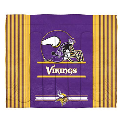 Northwest NFL Minnesota Vikings Safety FULL/QUEEN Comforter and Shams