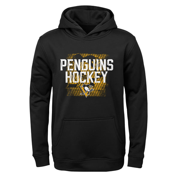 Outerstuff NHL Youth Boys Pittsburgh Penguins Attitude Performance Hoodie