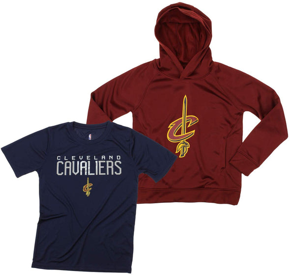 Outerstuff NBA Youth Cleveland Cavaliers Team Color Primary Logo Performance Combo Set