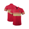 FOCO Men's NFL San Francisco 49ers Stripe Polo Shirt