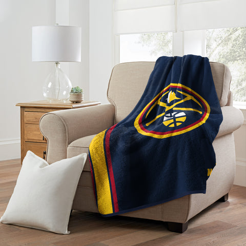 Northwest NBA Denver Nuggets Sherpa Throw Blanket