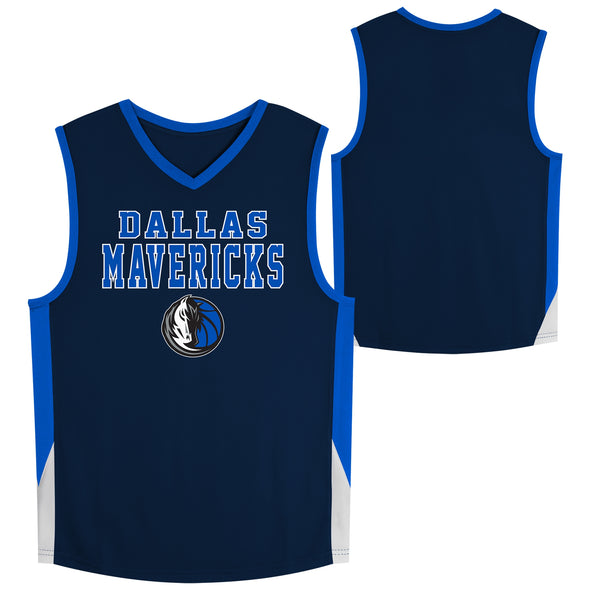 Outerstuff NBA Dallas Mavericks Youth (8-20) Knit Top Jersey with Team Logo