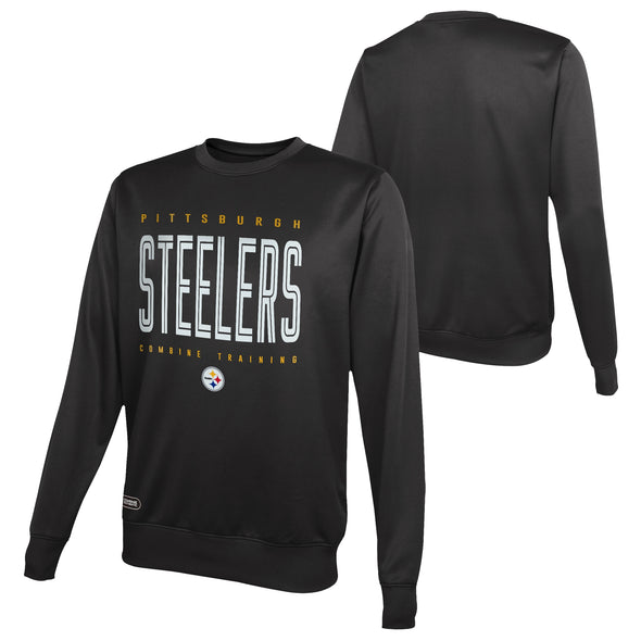 Outerstuff NFL Men's Pittsburgh Steelers Top Pick Performance Fleece Sweater