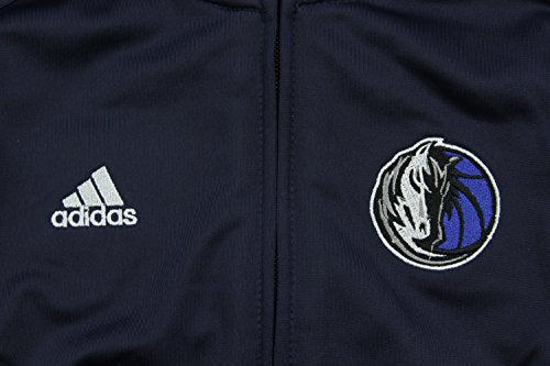 Adidas NBA Toddler Boy's Dallas Mavericks 2 Piece Track Jacket and Pant Set, Navy