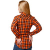 FOCO MLB San Francisco Giants Women's Wordmark Basic Flannel Shirt