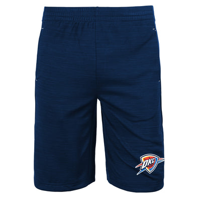 Outerstuff Oklahoma City Thunder NBA Boys Youth (8-20) Free Throw Shorts, Blue