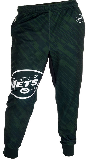 KLEW NFL Men's New York Jets Cuffed Jogger Pants, Green
