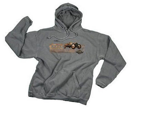 Indianapolis Motor Speedway Men's Fleece Hoodie Hooded Sweatshirt - Gray