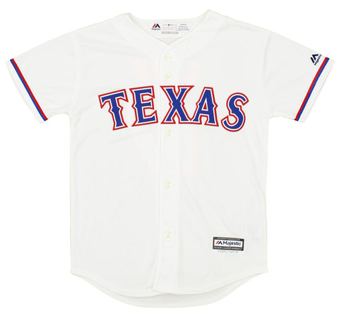 Outerstuff MLB Youth Texas Rangers Shin-Soo Choo #17 Cool Base Home Jersey, White