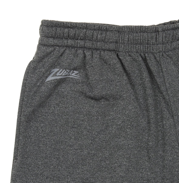 Zubaz NFL Men's Houston Texans Poly Fleece Dark Heather Gray Sweatpants