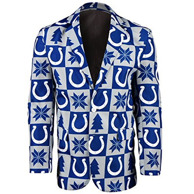 FOCO NFL Men's Indianapolis Colts Patches Business Jacket, Size 42