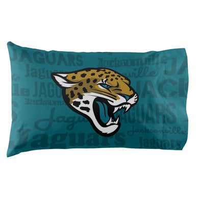 Northwest NFL Jacksonville Jaguars Printed Pillowcase Set of 2