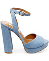 Steve Madden Women's Brrit Dress Sandal, Light Blue