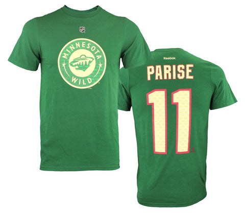 Reebok NHL Men's Minnesota Wild #11 Zach Parise Official "Tri-Matrix" Player Jersey T-Shirt