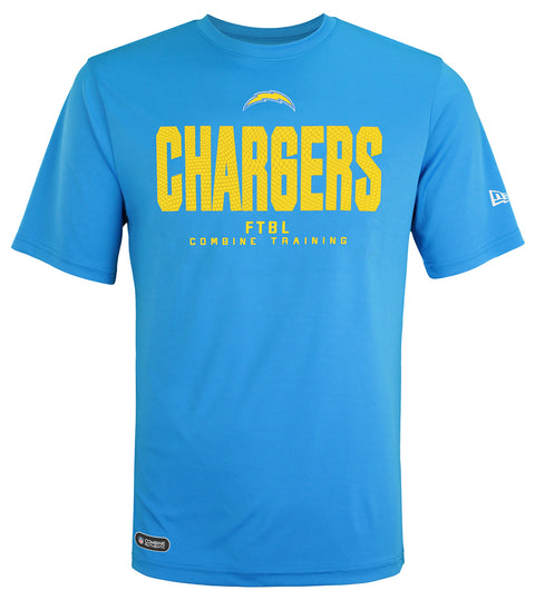 New Era NFL Men's Los Angeles Chargers Grids Primary Team Color T-Shirt