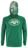 Zubaz NFL New York Jets Men's Lightweight Performance French Terry Hoodie