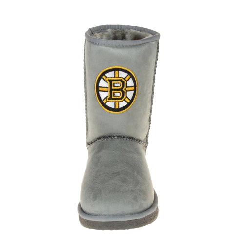 Cuce Shoes Boston Bruins NHL Hockey Women's The Devotee Boot - Gray