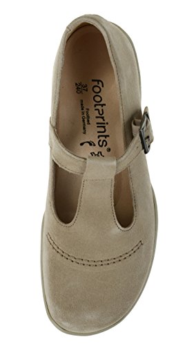 Footprints By Birkenstocks Women's Casablanca Mary Jane Shoes, Suede Beige
