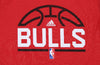 Adidas NBA Men's Chicago Bulls Ultra Lightweight Athletic Rush Graphic Tee, Red
