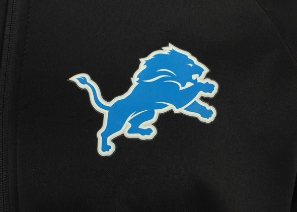 Zubaz NFL Detroit Lions Men's Heavyweight Full Zip  Fleece Hoodie