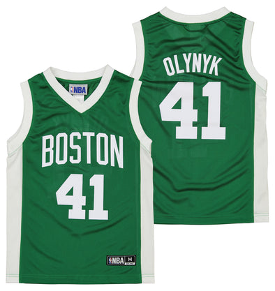 Outerstuff NBA Youth (4-20) Boston Celtics Kelly Olynyk #41 Player Jersey, Green
