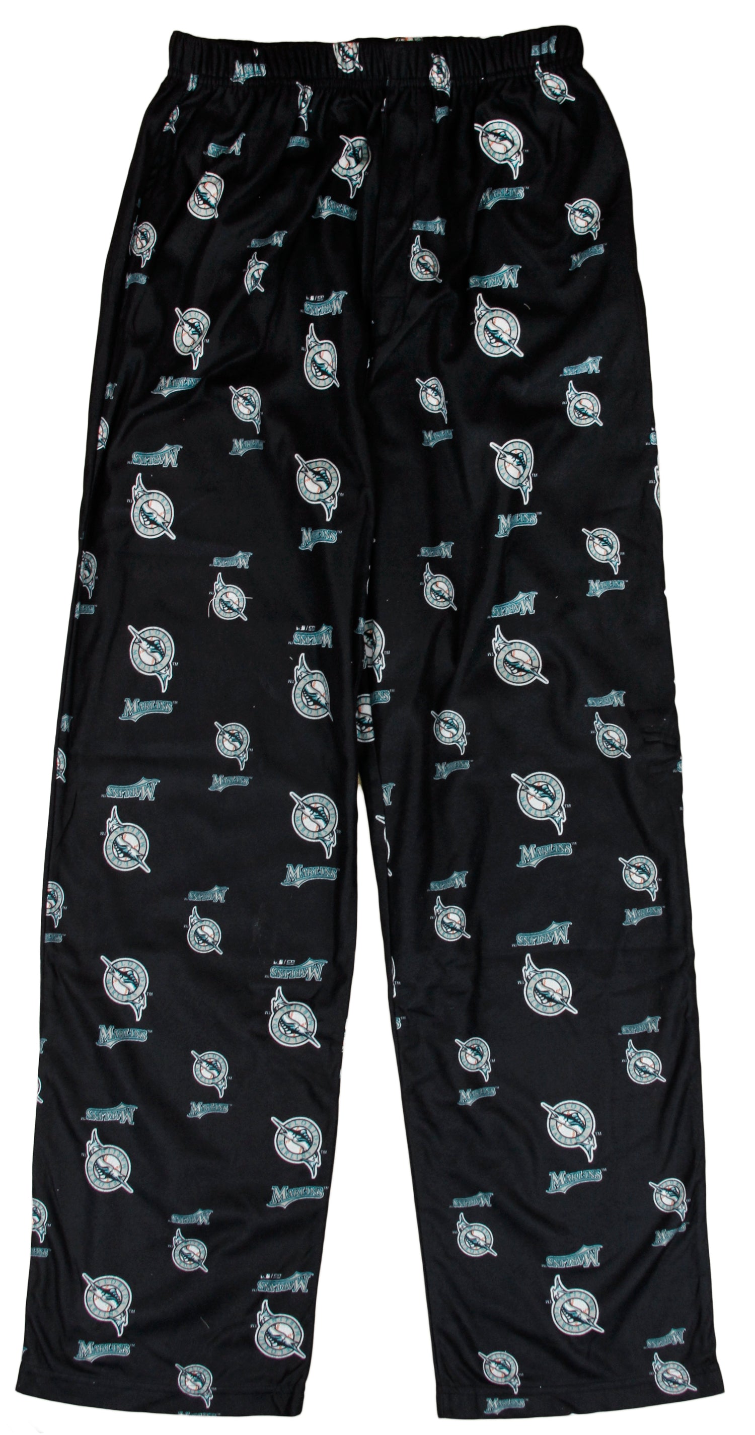 MLB Baseball Kids / Youth Florida Marlins Lounge Pajama Pants - Navy Blue - 2XL (18)