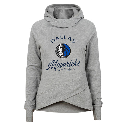 Outerstuff NBA Youth Girls (7-16) Dallas Mavericks The Bridge Funnel Neck Hoodie