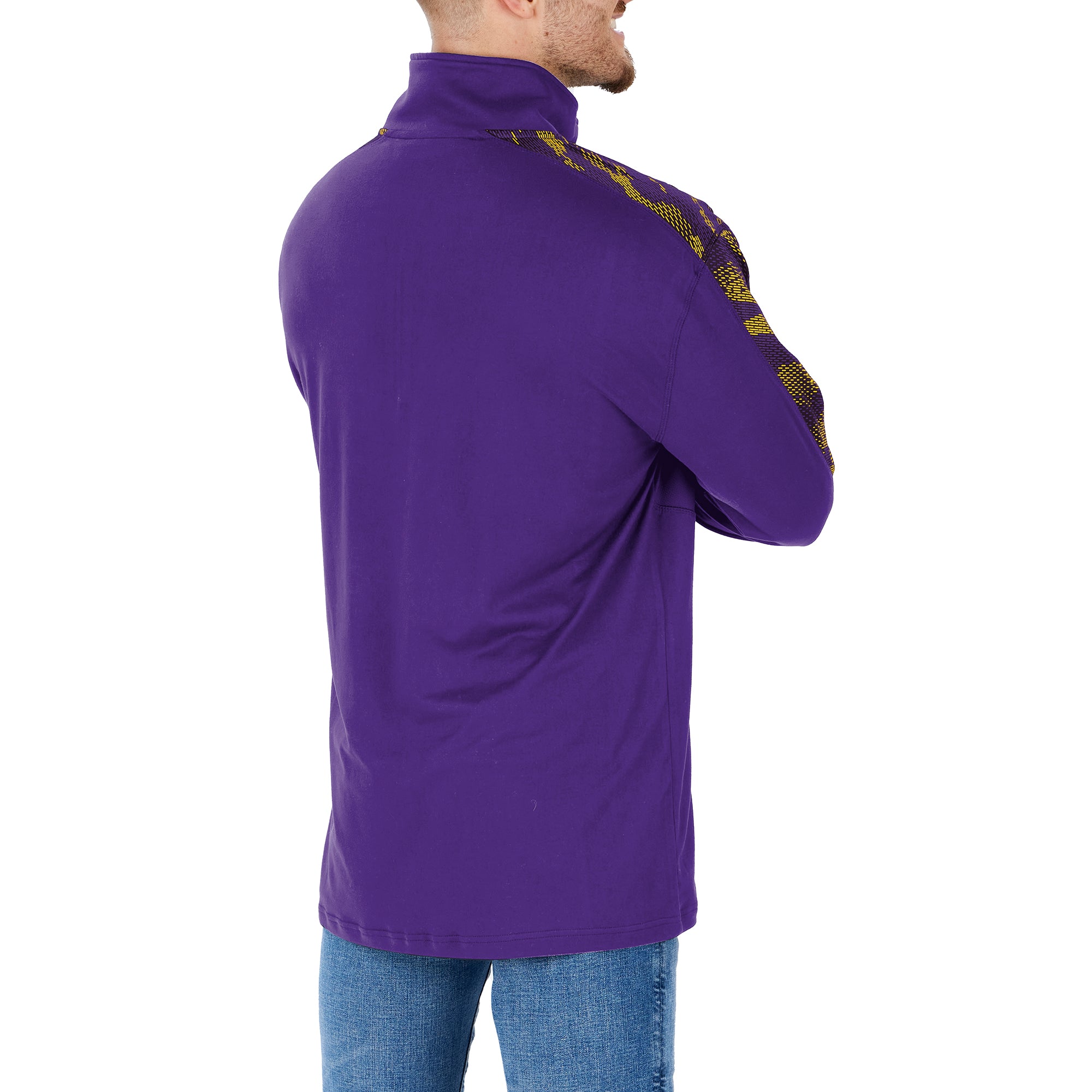 Minnesota Vikings Mens Polos, Vikings Golf Shirt, Long Sleeve