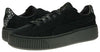 PUMA Women's Suede Platform Crushed Gem, Black