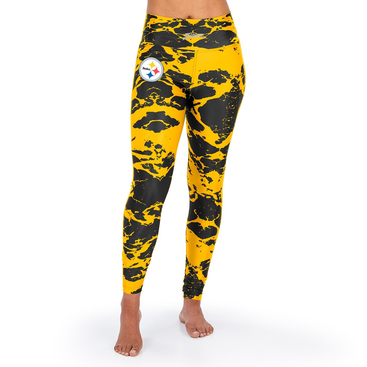 Zubaz Pittsburgh Steelers NFL Women's Team Colors Lava Legging – Fanletic
