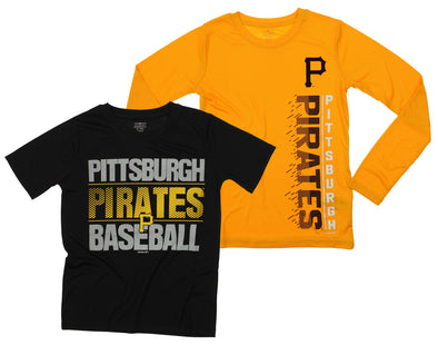 Outerstuff MLB Youth Pittsburgh Pirates Fan Two Piece Performance T-Shirt Combo Set