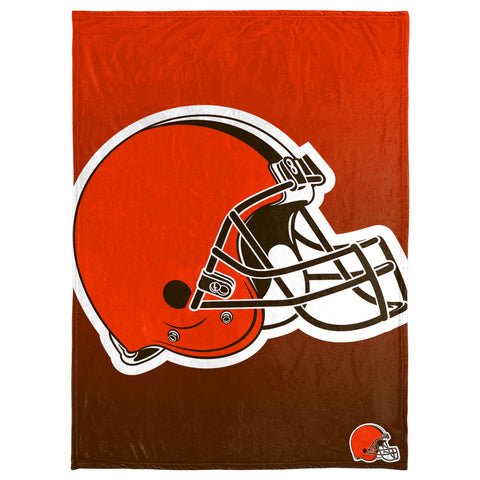 FOCO NFL Cleveland Browns Gradient Micro Raschel Throw Blanket, 50 x 60