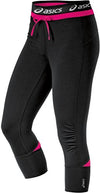 Asics Women's Abby Cuff Workout Running Gym Lounge Capris, 3 Colors