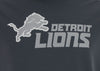 Zubaz NFL Men's Detroit Lions Gray Post Light Weight Hoodie