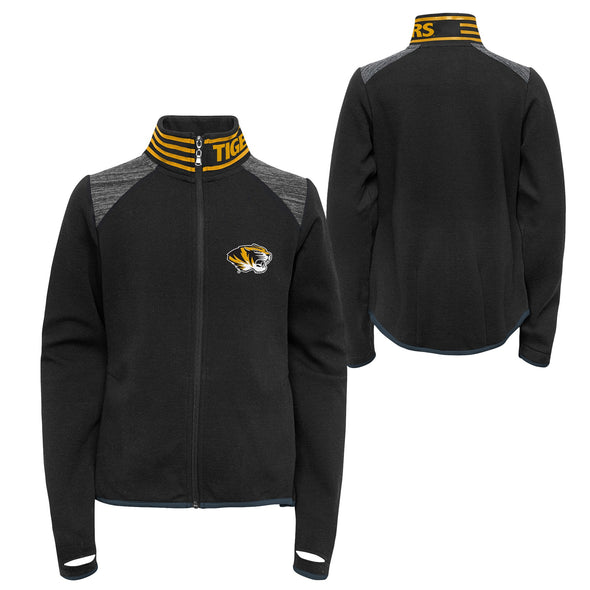 Outerstuff NCAA Youth Girls (7-16) Missouri Tigers Aviator Full-Zip Jacket