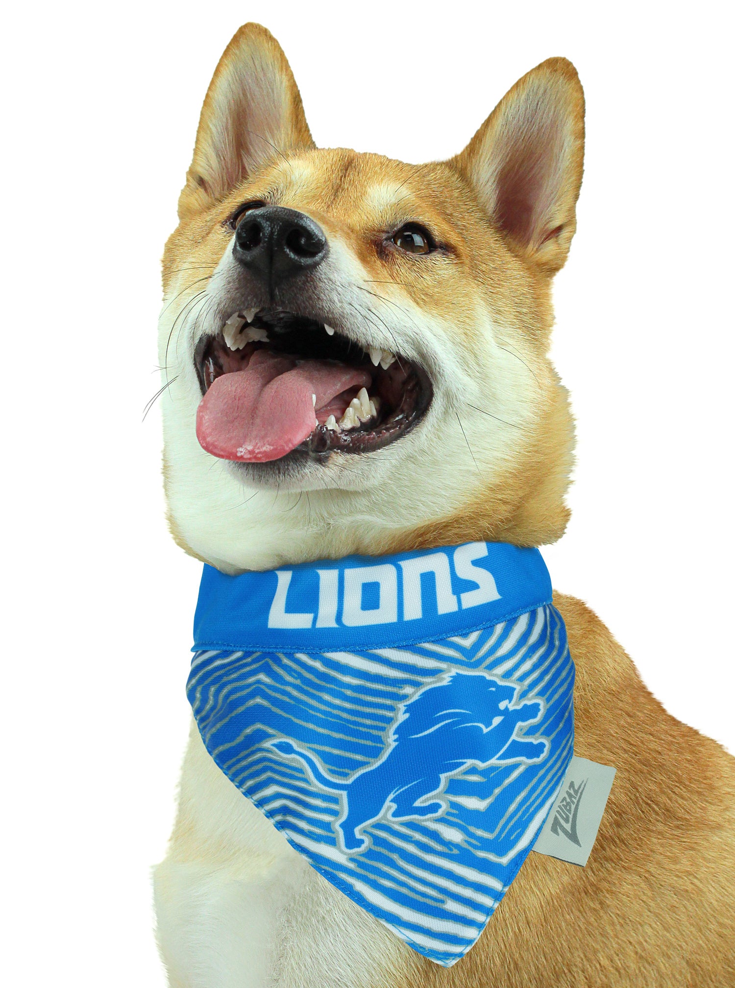 Zubaz X Pets First NFL Detroit Lions Reversible Bandana For Dogs