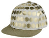 Flat Fitty Wiz Khalifa Gold Polka Dots Cap Hat, Gold