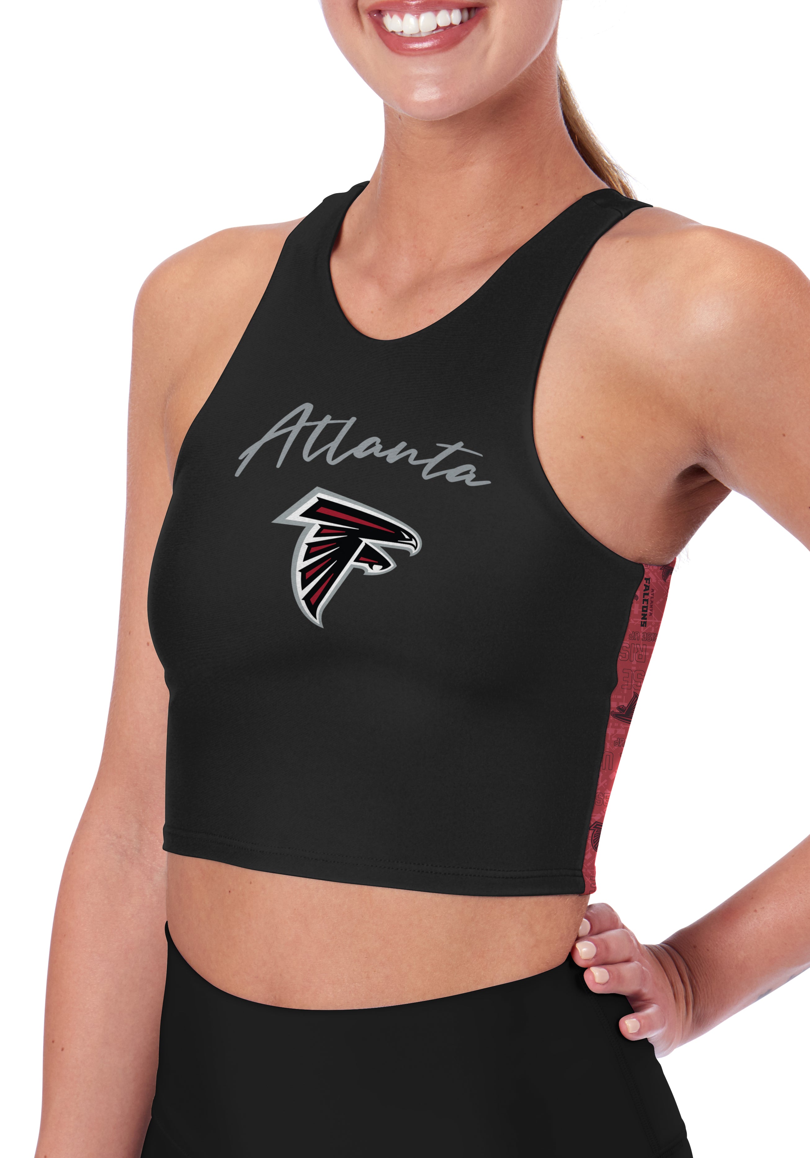 Certo By Northwest NFL Women's Atlanta Falcons Crosstown Midi Bra
