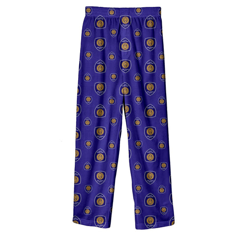 Outerstuff MLS Youth Boys (8-20) Orlando City SC Allover Logo Sleep Pants