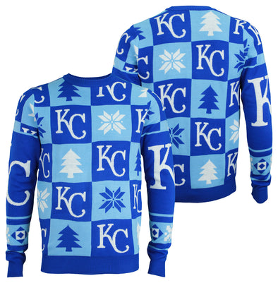 Forever Collectibles MLB Kansas City Royals Men's Crew Neck Sweater