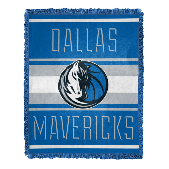 Northwest NBA Dallas Mavericks Nose Tackle Woven Jacquard Throw Blanket