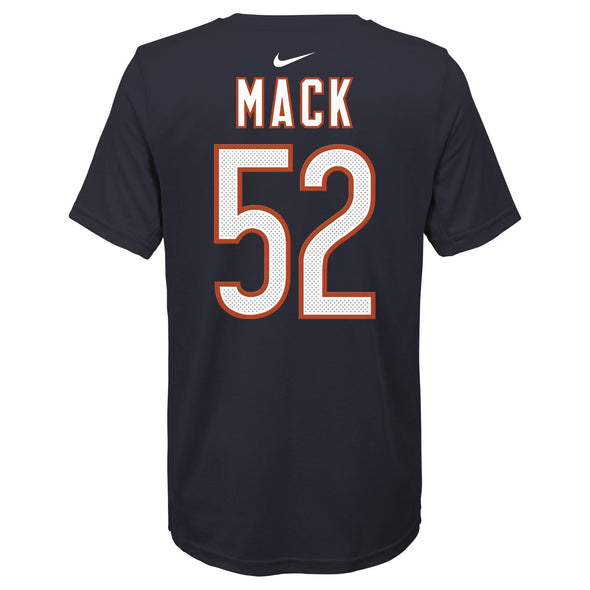 Nike NFL Youth Boys Chicago Bears Khalil Mack #52 Player Pride T-Shirt